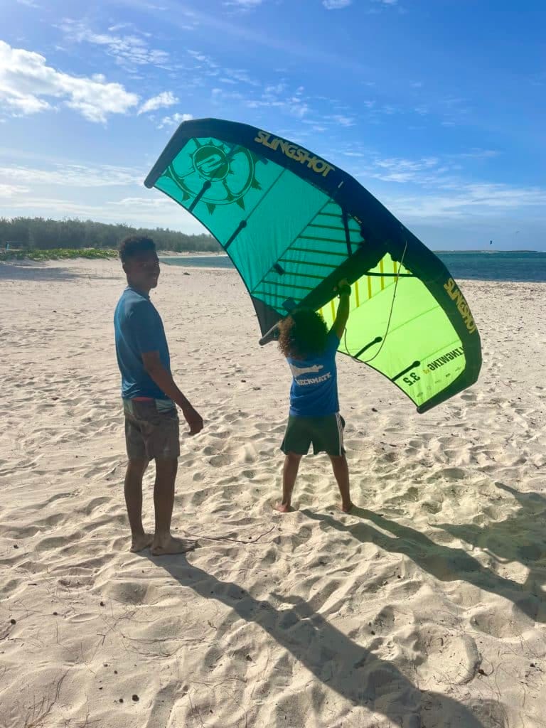 Planche de kitesurf Airush au Sakalava Lodge