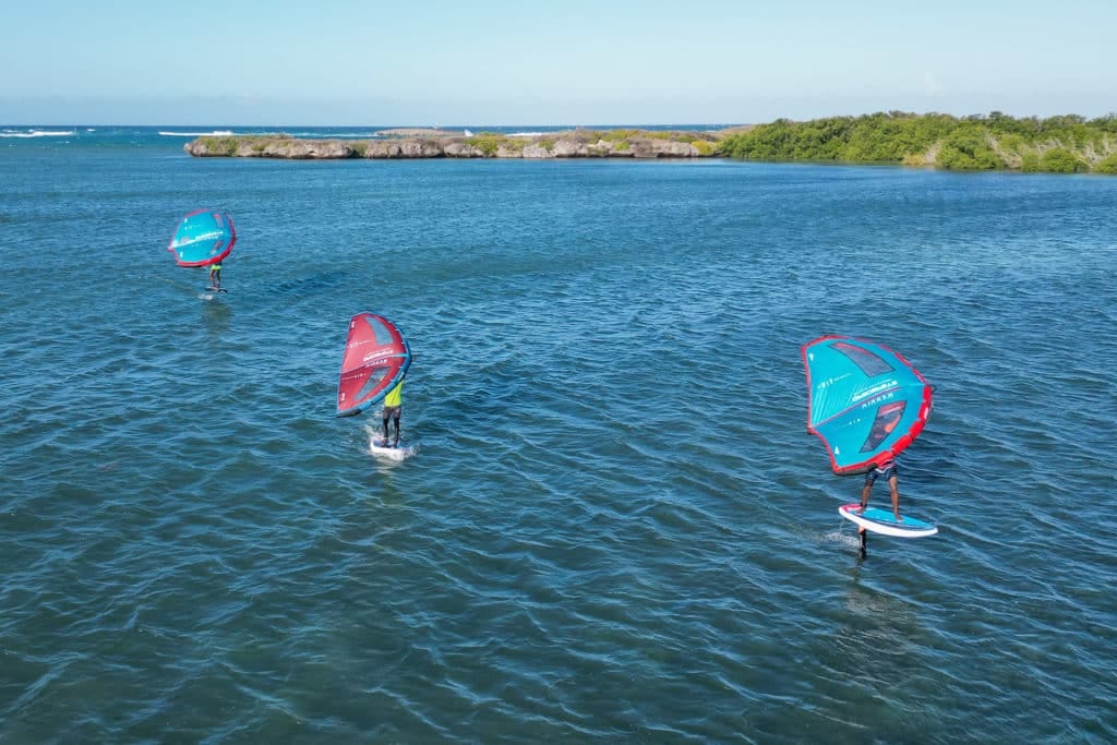 Cours de wingfoil au Sakalava Lodge