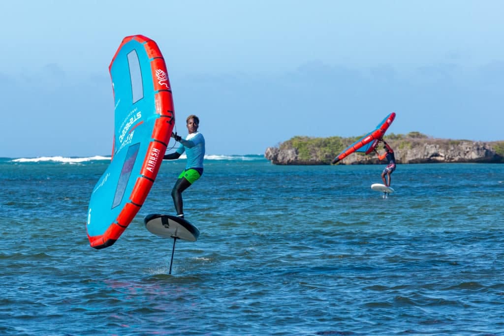 Cours de wingfoil au Sakalava Lodge