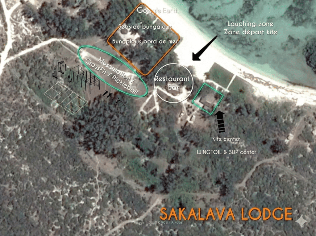 Carte d'accès au Sakalava Lodge, Madagascar
