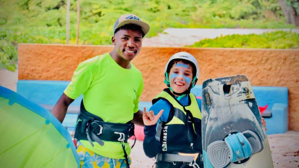 Moniteur et jeune rider au Sakalava Lodge