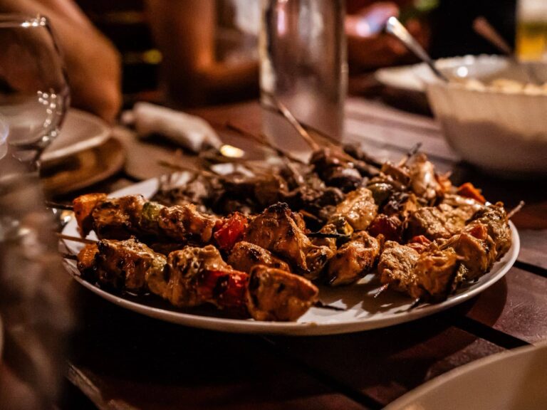 Brochettes au barbecue