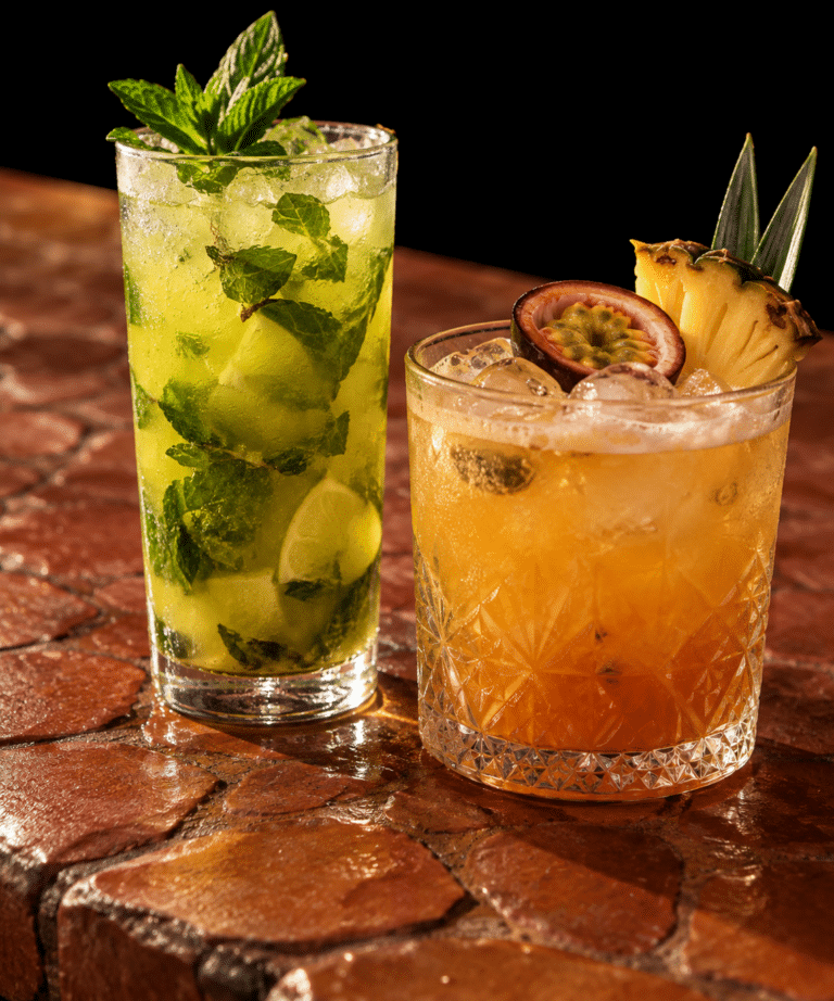 Mojito et cocktail passion au Riders Bar du Sakalava Lodge