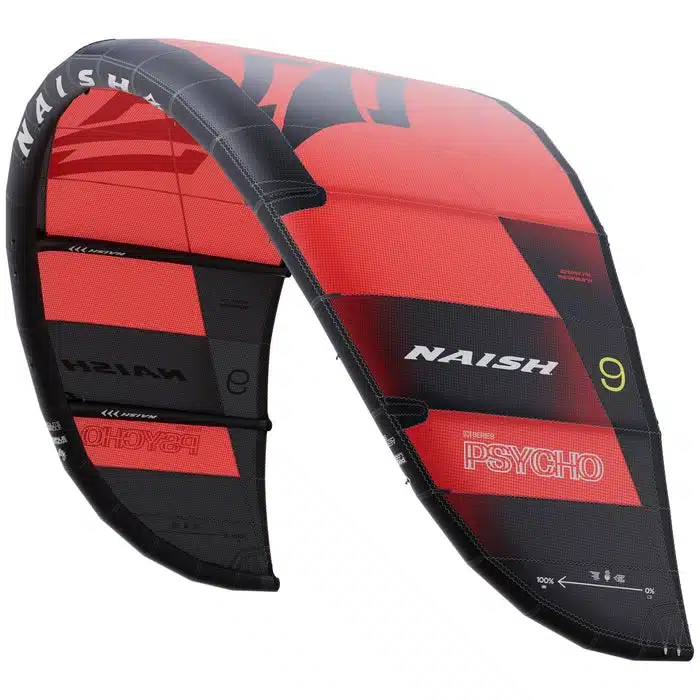 Kite Naish Psycho 2027 rouge, gamme Expert du Sakalava Lodge